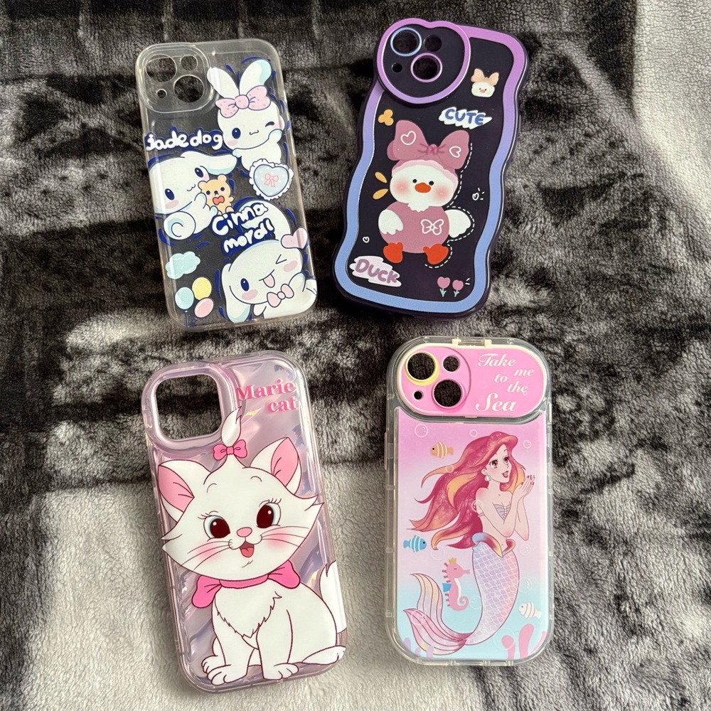 4 Cute Cartoon iPhone 14 Cases